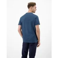 LERROS Kurzarmshirt mit Serafino-Kragen