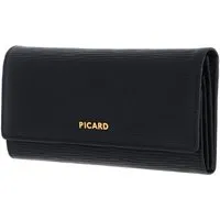 Picard Geldbörse Flap Wallet, aus echtem Rindsleder