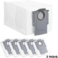 VERCO Staubsaugerbeutel Staubbeutel für Roborock S8 / S8 Plus, passend für Für Roborock, 5 St., Ersatz Staub Beutel für die Absaug Basis Station