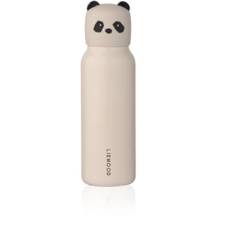 Liewood Falk Wasserflasche mit Pandadeckel - Sandy