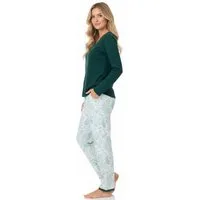 Cocain underwear Schlafanzug Damen Nachtwäsche Pyjama 100 % Baumwolle (Packung, 1 Stück) Optimaler Sitz, mit Kordelzug am Bund