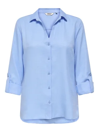 ONLY - ONLRILLO MELLI LS REG SHIRT WVN - Gr. - S