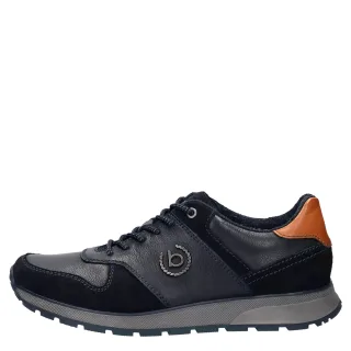 bugatti - Ledersneakers - Ivo blau - Gr. - 41