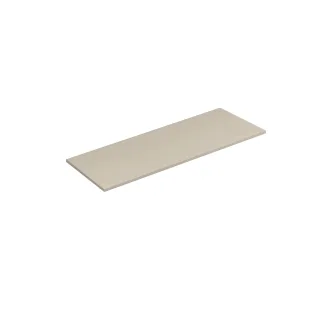 KLUDI-ICOS Deckplatte 140.8 x 50, 3 H1, 2 cm Matt Light Dove 50T140O2