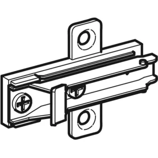 Geberit Scharnier Montageplatte, Acanto Türen Salice , außer SPS Türen, 243836001 243836001