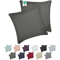 BARBONS Kissenbezug 100% Baumwolle Kissenbezug, weiche Kopfkissenbezug, Kissenhülle, (2 Stück), 165 g/m², Jersey
