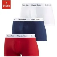 Calvin Klein Underwear Trunk Low Rise Trunk 3 PACK (3-St) mit weißem Webbund