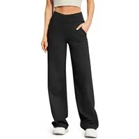 G4Free Jogginghose Damen Jogginghose Hohe Taille Weites Bein Yoga & Alltag Jogginghose mit Taschen