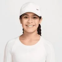 Nike Strickmütze Nike Kinder Kappe Kids Unstructured Metal Swoosh Cap FB5064