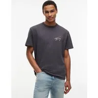 Tommy Jeans T-Shirt TJM RELAXED NOVELTY relaxed Fit mit strukturierter Rückengrafik