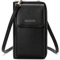 Frentree Schultertasche Damen Cross-Body Handtasche mit Handyfach und Portemonnaie, Umhängetasche mit vielen Fächern