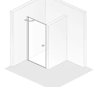 HSK Exklusiv 2.0 Drehtür Nische 48010xx