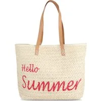 normani Strandtasche Bequeme Sommer-Umhängetasche, Strandtasche, Schultertasche als Henkeltasche tragbar