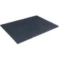 Levandeo® Dekotablett, Servierplatte 40x30cm Tablett Schiefer Serviertablett Rechteckig