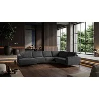 OTTO home Wohnlandschaft OLAND Luxus-Microfaser U-Form, XXL, B: 342 cm, Skandi-Design