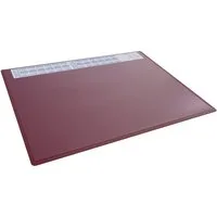 DURABLE Schreibtischunterlage Durable 722303 Schreibunterlage 4-Jahreskalender Rot, Transparent (B