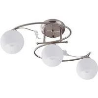 Lindby Deckenleuchten Svean, Glas Alu IP20, 3 x 10 W LED