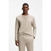 BOSS Pyjamaoberteil Waffle LS-Shirt