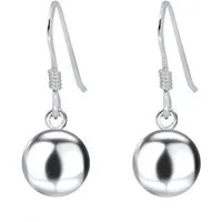 ALEXANDER YORK Paar Ohrhänger BALL 6 mm, 2-tlg., 925 Sterling Silber