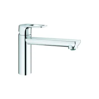Grohe BauLoop Spültisch-Einhebelmischer 31706000 chrom, schwenkbarer, mittelhoher Auslauf