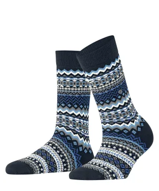 Burlington - Burlington Fair Isle Damen marine - Gr. - 38.5