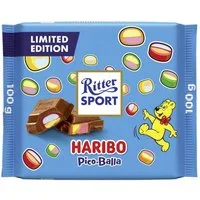 Ritter SPORT Schokolade, Ritter Sport Pico Balla Haribo Vollmilchschokolade Tafel 100g