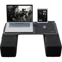 COUCHMASTER Computertisch Couchmaster® CYBOT - ergonomischer Laptoptisch, Homeoffice und Gaming (1 CYBOT Bambus Lapboard, 2 Kissen)