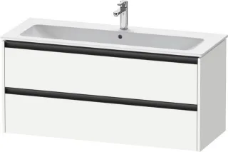 Duravit Ketho.2 Waschtischunterbau wandhängend Weiß Matt 1210x480x550 mm - K25265018180000 K25265018180000