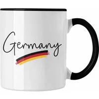 Trendation Tasse Germany Tasse Deutschland Flagge National Stolz