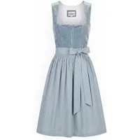Nübler Dirndl Minidirndl Korinna in Hellblau - Rocklänge 60 cm