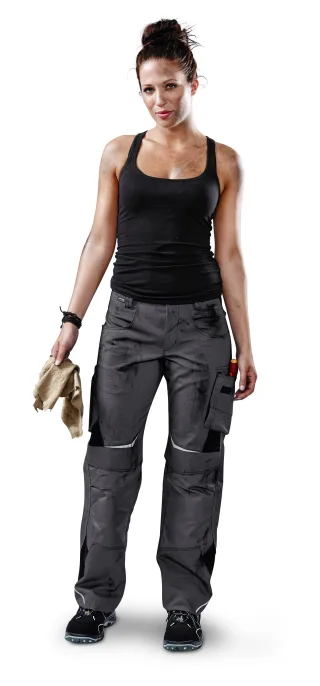 KÜBLER PULSSCHLAG Damenhose HIGH anthrazit/schwarz 42 - 2124 5353-9799-42