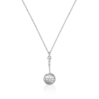 Orphelia Damen-Kette aus 925er Sterlingsilber mit Anhänger – Silber ZH-4743