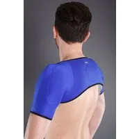 Lorey Medtec Schulterbandage Schulterwärmer mit Turmalin, Wärmende Bandage für Männer und Frauen
