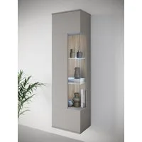 OTTO home Vitrine Kenia, stehend und hängend, Türanschlag wechselbar (1-St) Vitrineschrank mit Glastüren 160 cm Höhe