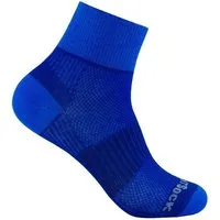 Wrightsock Sportsocken Quarter Coolmesh II (dünn, atmungsaktiv, bequem) royalblau - 1 Paar