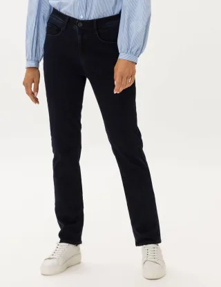 Brax Damen Five-Pocket-Hose Style MARY CLEAN DARK BLUE, denim dunkelblau, Gr. 36K
