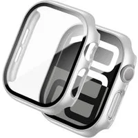 MSM Smartwatch-Hülle Hülle für Apple Watch Series 10 Case 42mm 46mm Display Schutzglas 9H