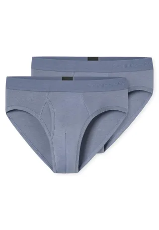 SCHIESSER - 2PACK Rio-Slip blaugrau - Gr. - 5