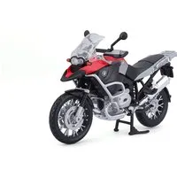 Maisto® Modellmotorrad BMW R1200GS (schwarz-rot, Maßstab 1:12), Maßstab 1:12, detailliertes Modell