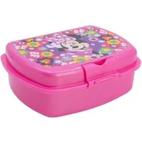 Disney Minnie Mouse Lunchbox Kinder Brotdose für unterwegs und Kindergarten, (Set)