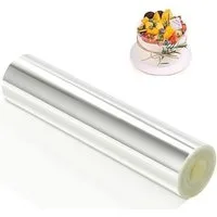 FELIXLEO Folienbeutel Tortenrandfolie 20cm Hoch Transparent Acetat Folie für Mousse Kuchen