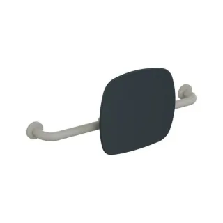Hewi 801 Rückenstütze 801.51B916295 Wandabstand 150mm, matt, Lehne anthrazitgrau, felsgrau