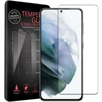 CoolGadget Schutzfolie Panzerfolie für Samsung Galaxy S21, (9H Härtegrad, 2x Schutzglas, 1xReinigungset), Displayfolie Panzer Schutzfolie 2 Stück für Samsung S21 Glas Folie