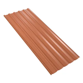 Trapezblech 20/138 ECO | Dach | 0,50 mm | Stahl | 25 µm Polyester | Kupferbraun ( RAL 8004 )