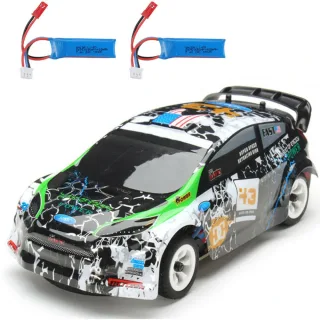 Wltoys K989 2 Battery 1/28 2.4G 4WD Brushed RC Car Alloy Chassis Vehicles RTR Model