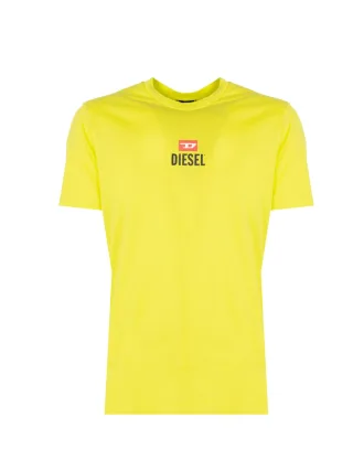 Diesel T-Shirt T-Just Herren gelb