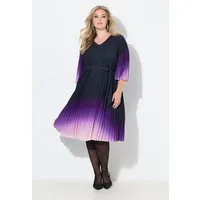 MIAMODA Partykleid Plissee-Midikleid A-Linie Farbverlauf 3/4-Ärmel
