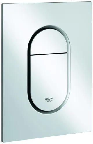 Grohe WC-Betätigung Arena Cosmopolitan S 37624 2-Mengen/Start&Stopp mattchrom, 37624P00 37624P00