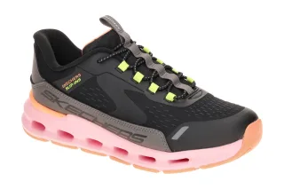 Skechers 303654L BKMT Kinder Slip Ins Schwarz Multi Glitzer Memory Foam