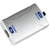 Hama Audio Konverter Digital Koax zu Toslink Audio-Kabel, Toslink,Digital Koax,Cinch, ODT Toslink, Adapter Koaxial Cinch auf Optisch Audio Digital Cinch zu ODT Toslink